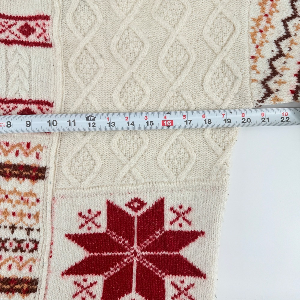 American Eagle Patchwork Fair Isle Mock Neck Swea… - image 5